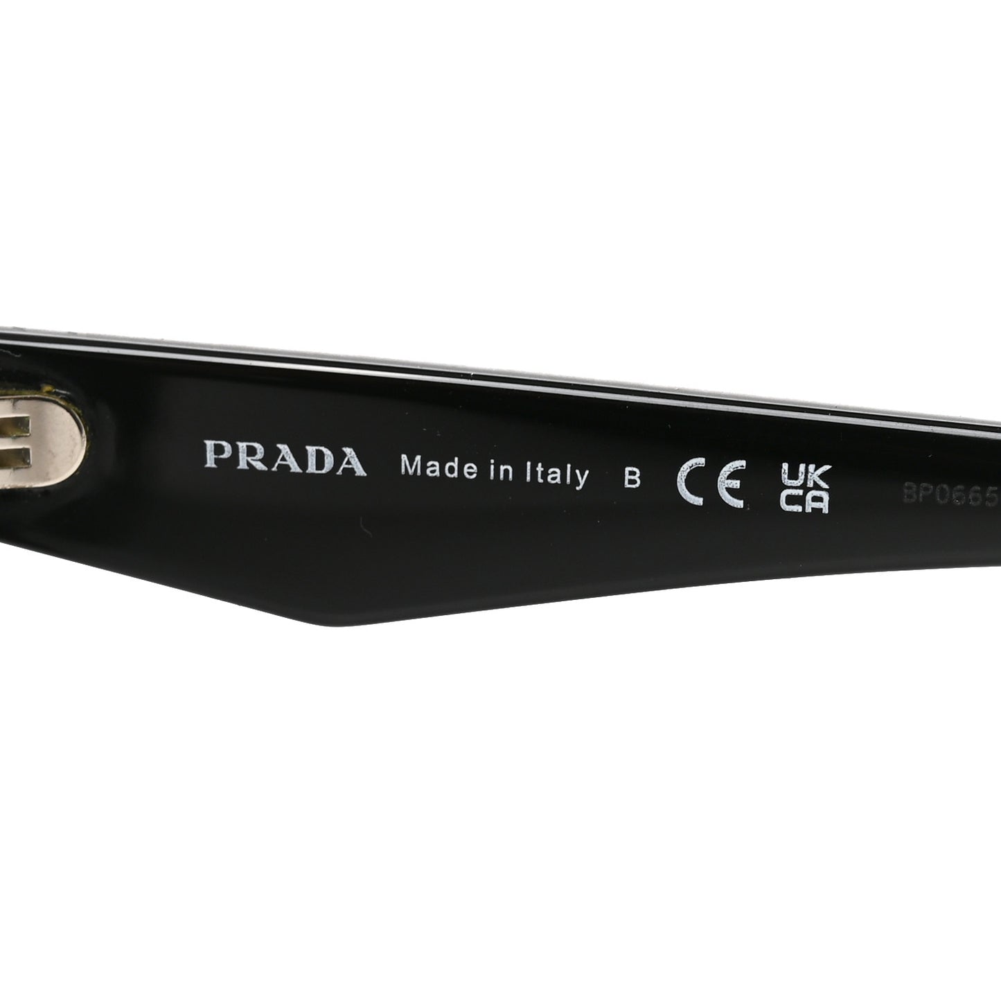 Acetate Logo Sunglasses SPR A02 Black