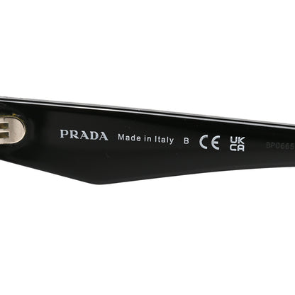Prada Acetate Logo Sunglasses SPR A02 Black 5 of 6