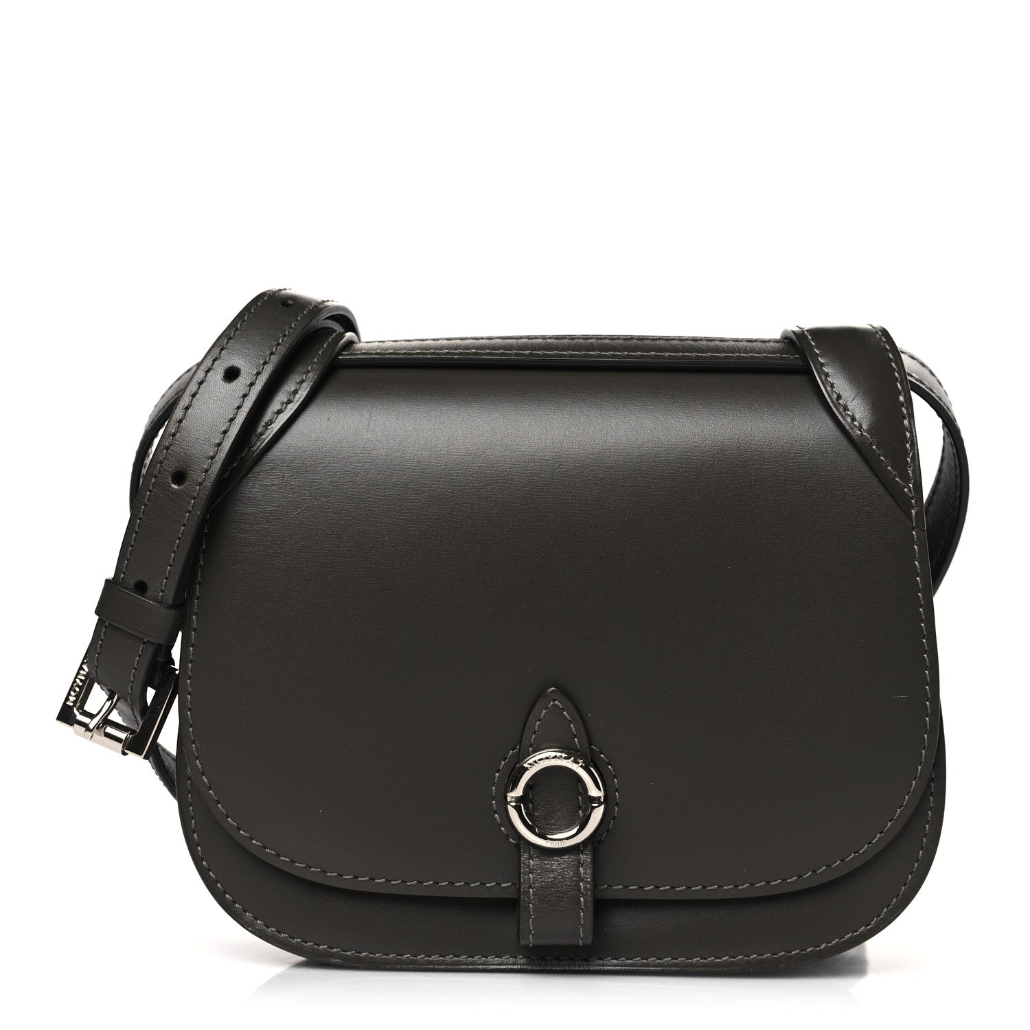 Moynat Box Calfskin Sac Mignon Kaki 1 of 8