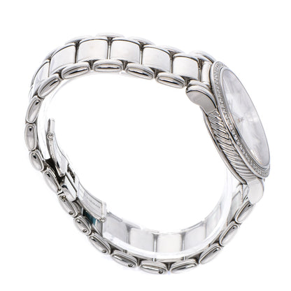 David Yurman Stainless Steel Diamond Bezel Mother of Pearl 38mm Classic Quartz Watch 4 of 8