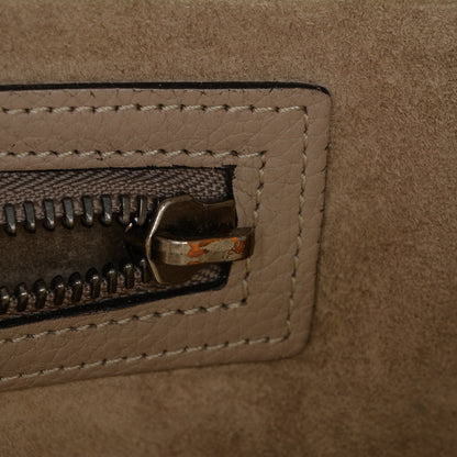 Celine Drummed Calfskin Mini Luggage Dune 12 of 12