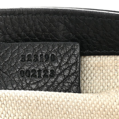 Gucci Pebbled Calfskin Small Soho Flap Crossbody Black 7 of 17