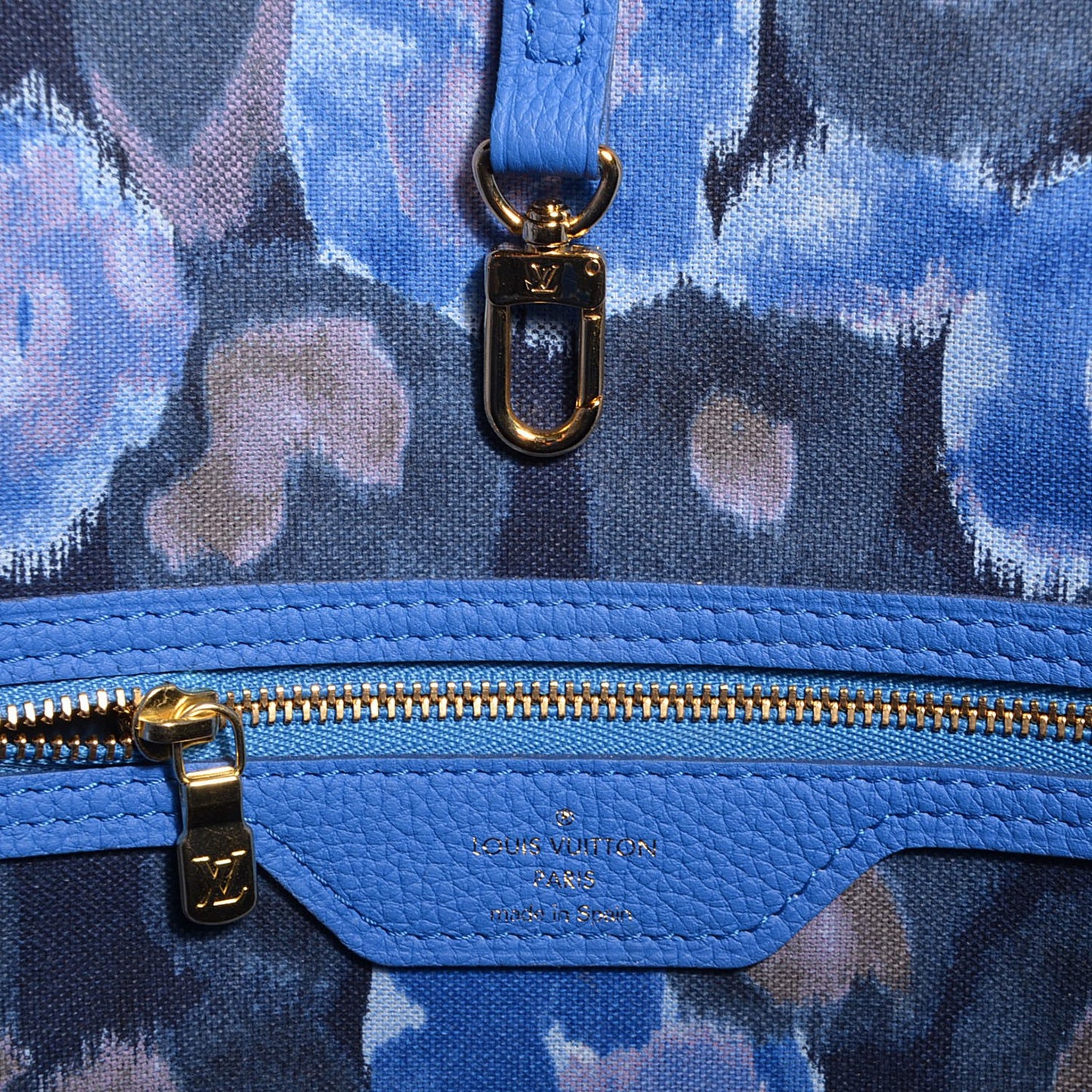 Monogram Articles de Voyage Ikat Neverfull MM Grand Blue