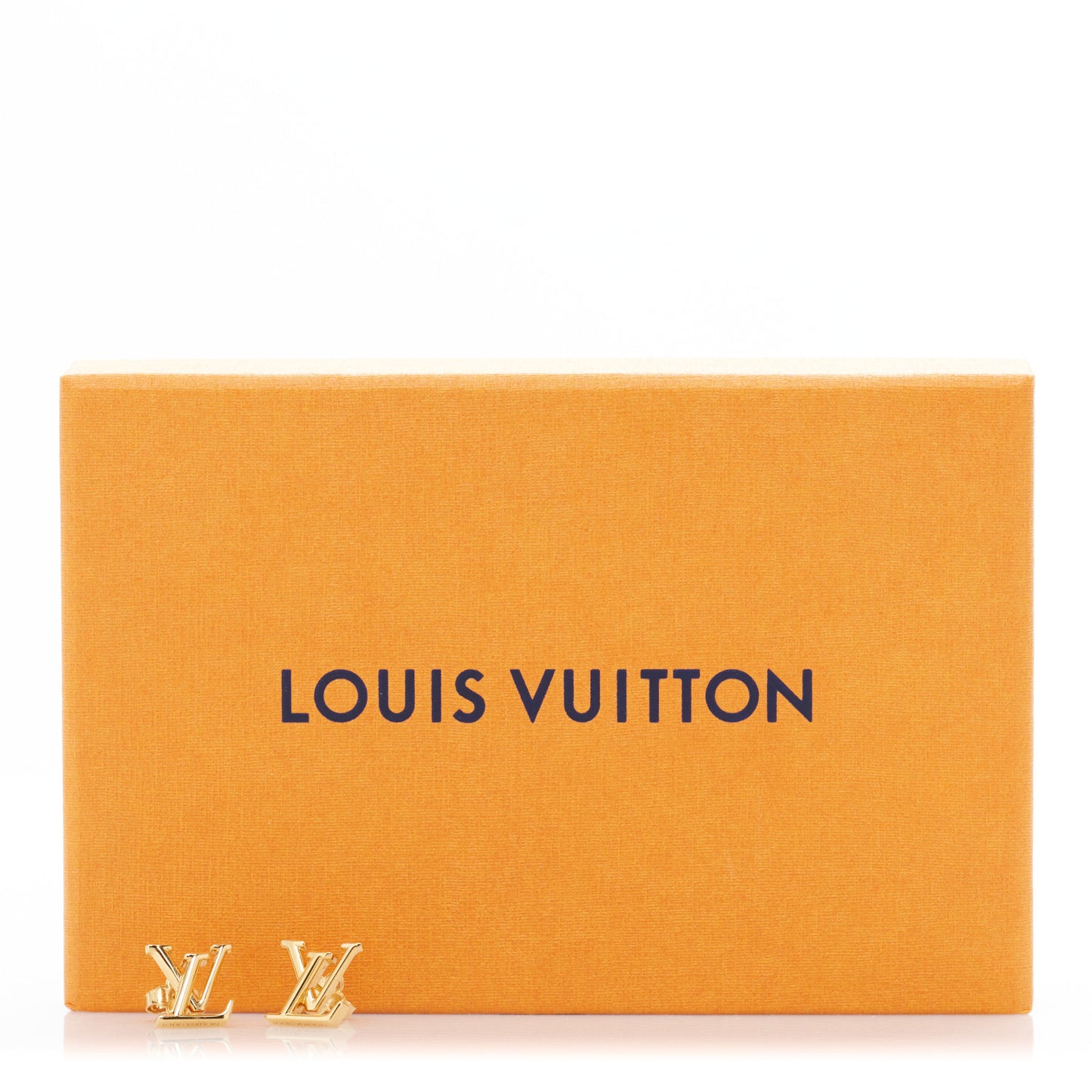 Metal LV Iconic Earrings Gold