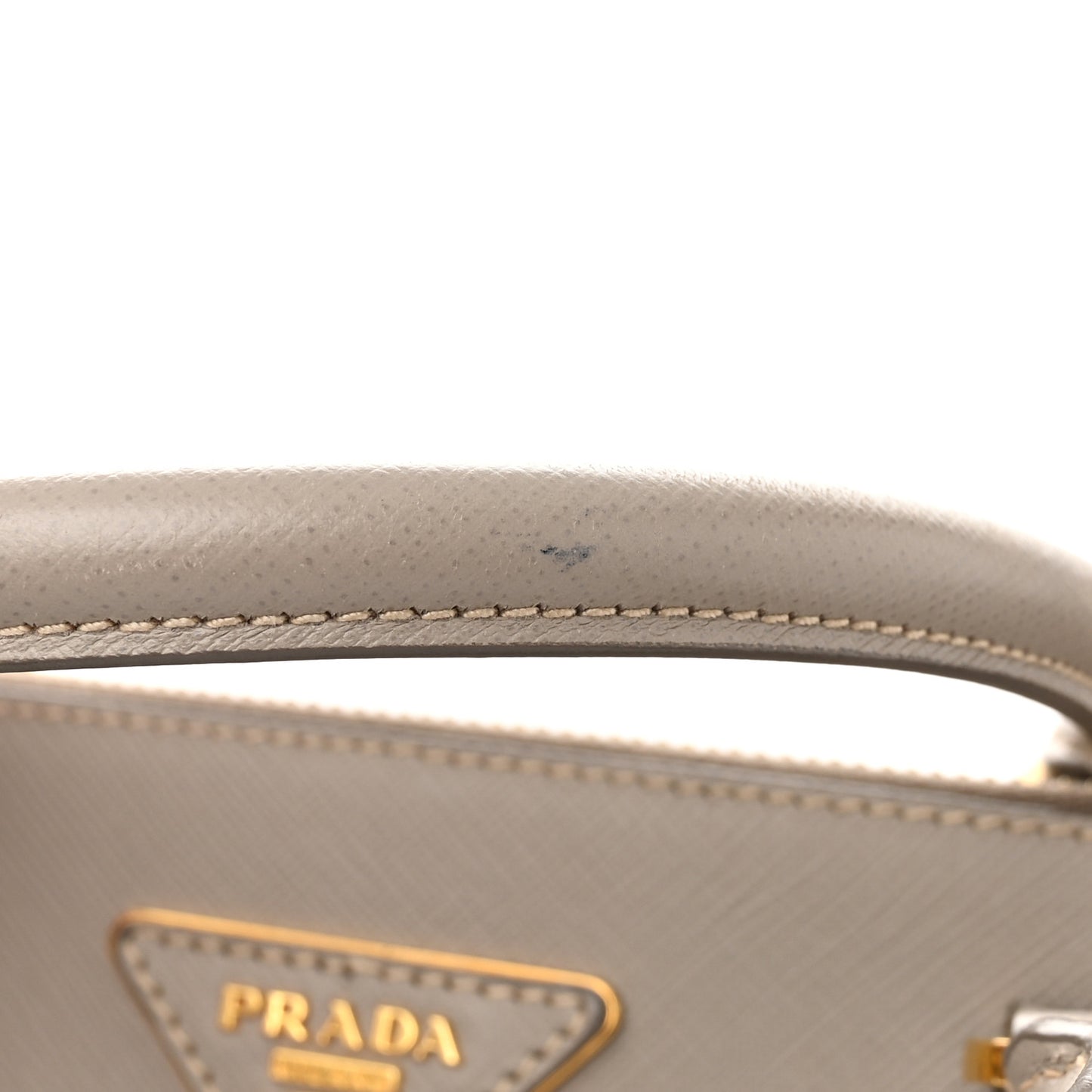 Saffiano Medium Galleria Double Zip Tote Pomice