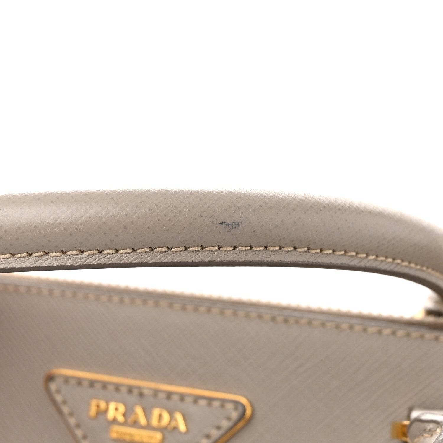 Prada Saffiano Medium Galleria Double Zip Tote Pomice 14 of 15