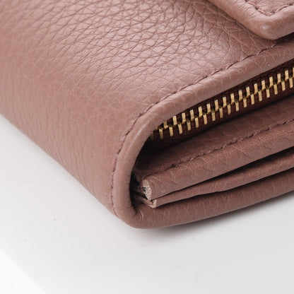 Gucci Dollar Calfskin Swing Continental Wallet Soft Pink 6 of 10