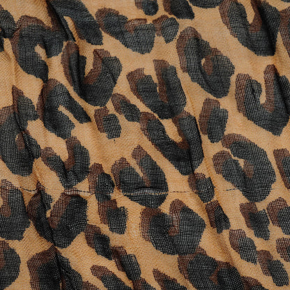 Louis Vuitton Cashmere Silk Leopard Stole Brown 11 of 14