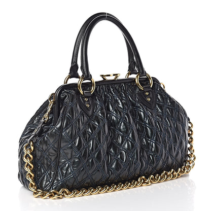 Marc Jacobs Calfskin Quilted Stam Green 3 of 11