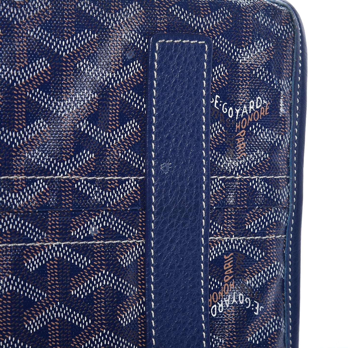 Goyardine Sac Hardy Pet Carrier PM Navy