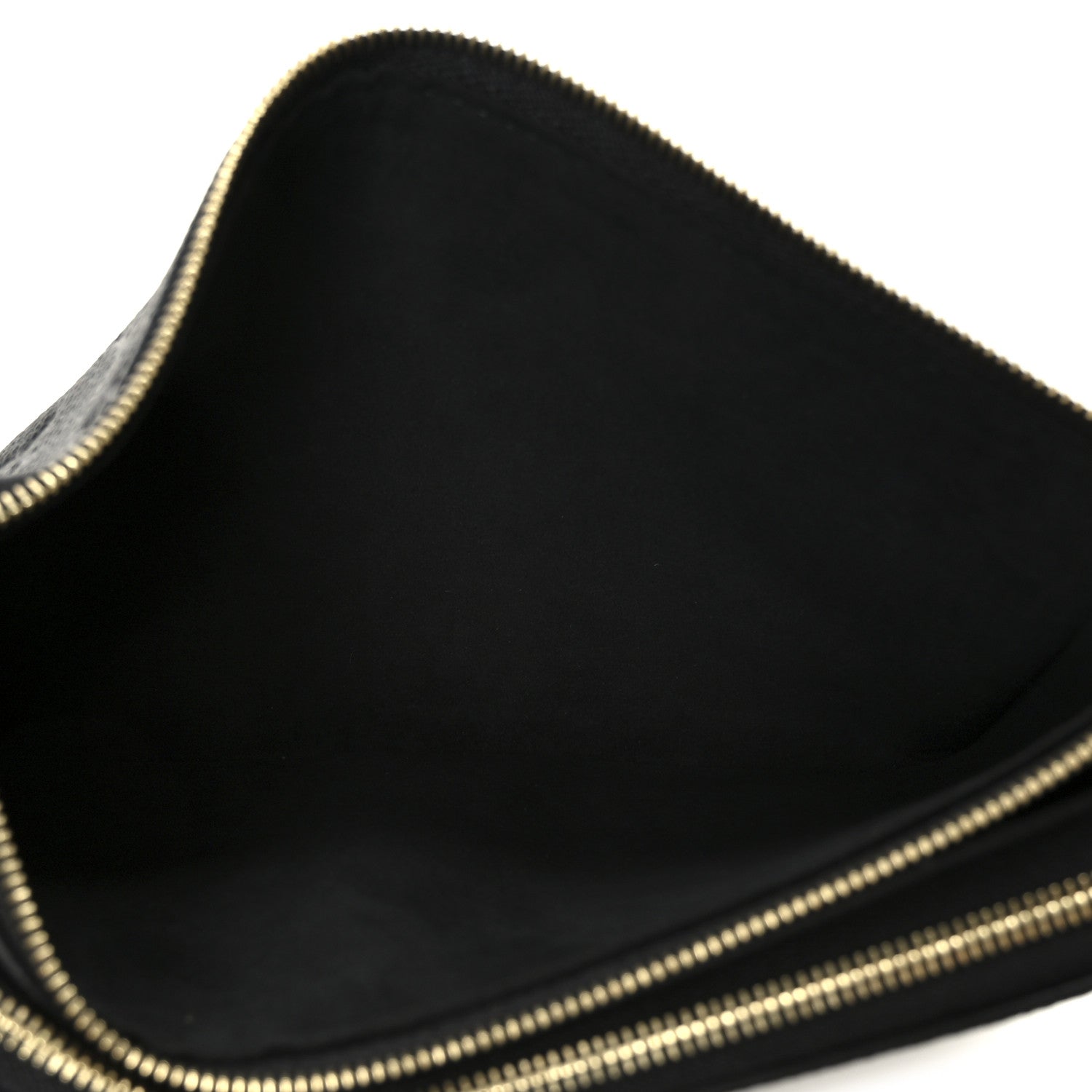 Louis Vuitton Empreinte Double Zip Pochette Black 5 of 11