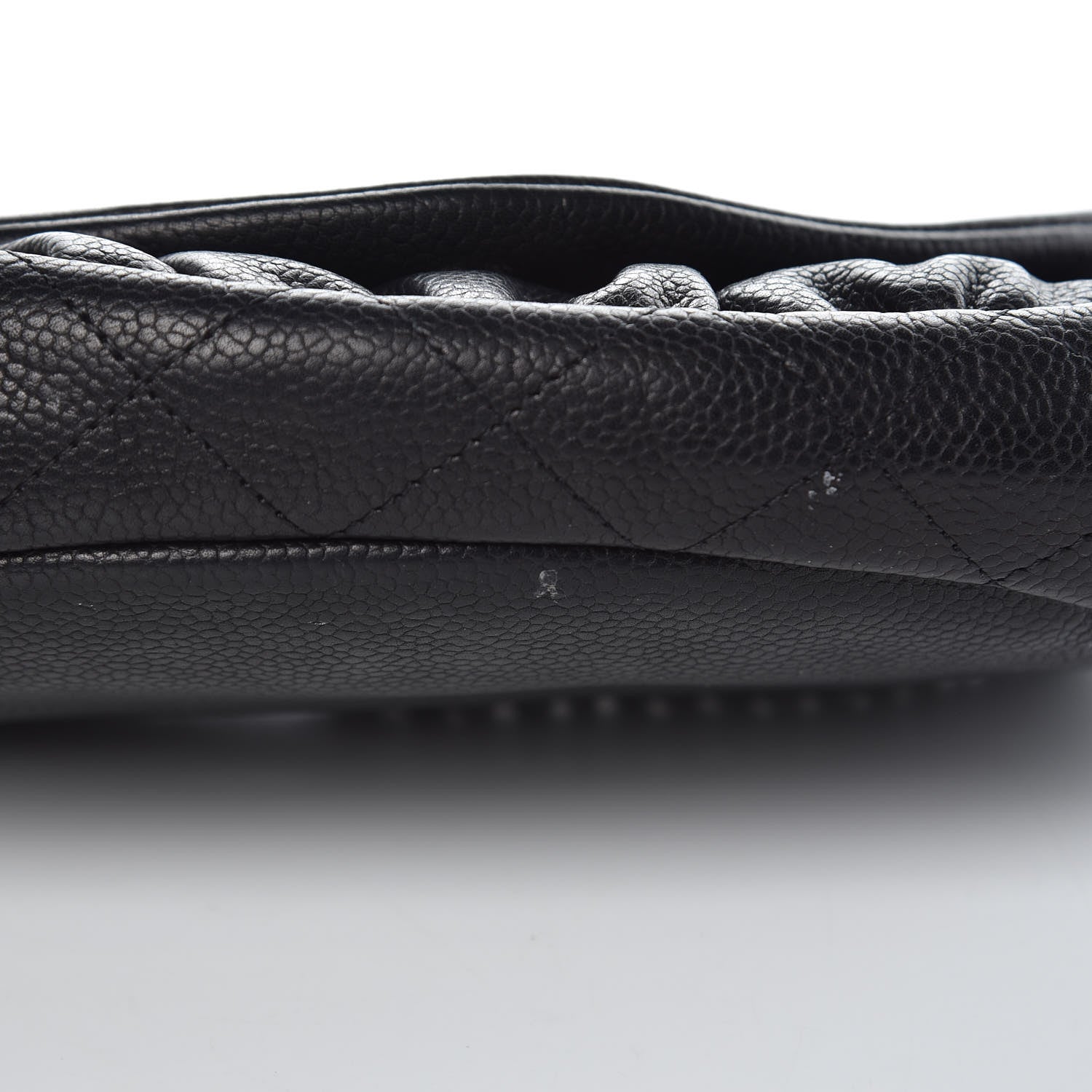 Chanel Caviar Half Moon Wallet On Chain WOC Black 9 of 11