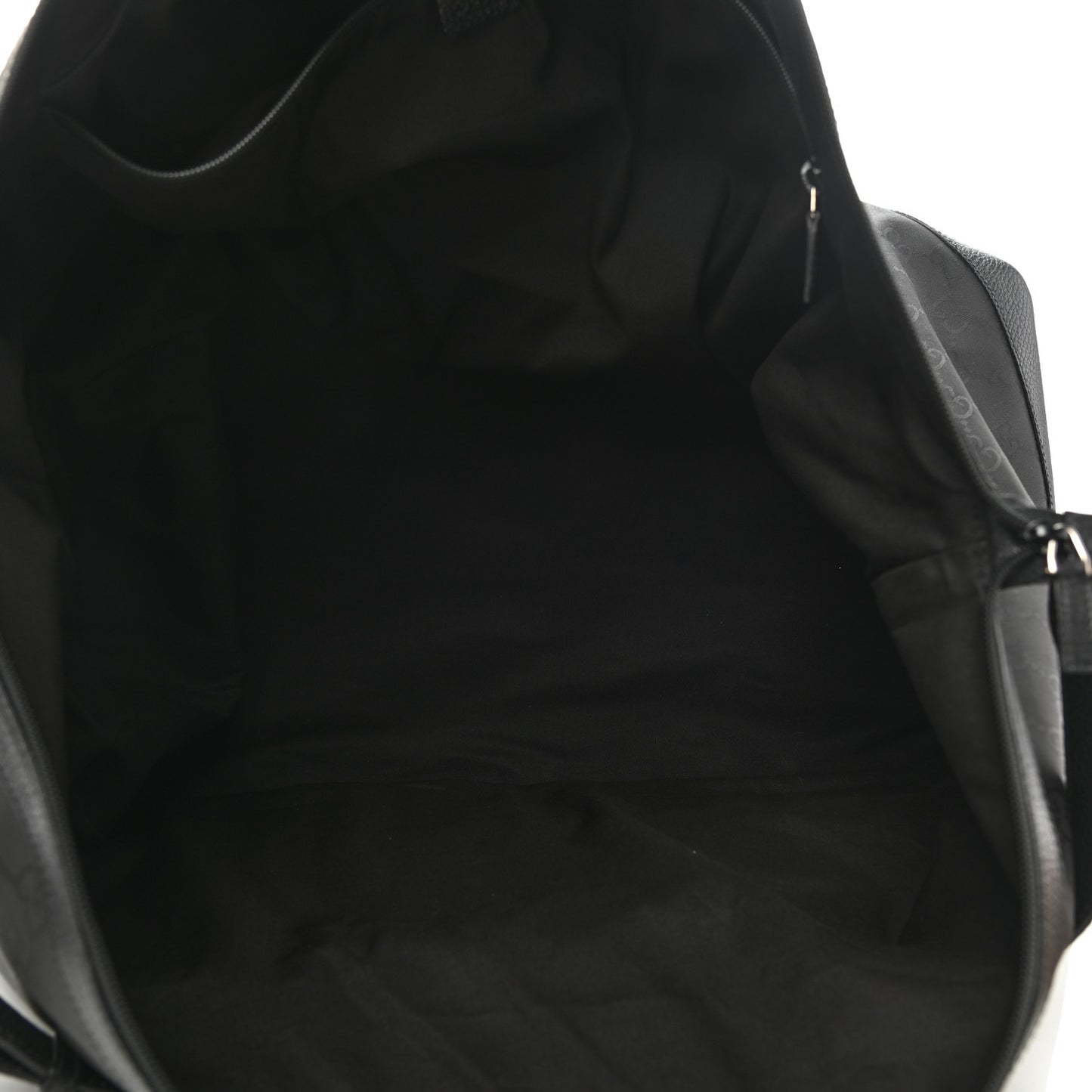 Nylon Monogram Travel Hobo Black