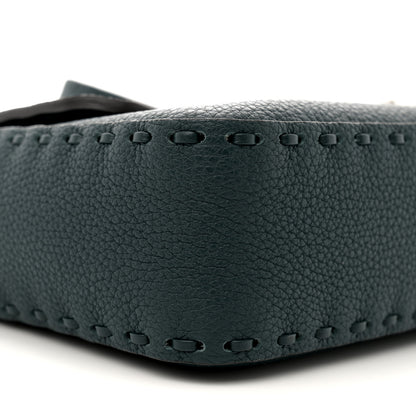 Fendi Cuoio Roma Sellerissima Nappa Sintetica Tape Stitch Baguette Amazzonia 9 of 10