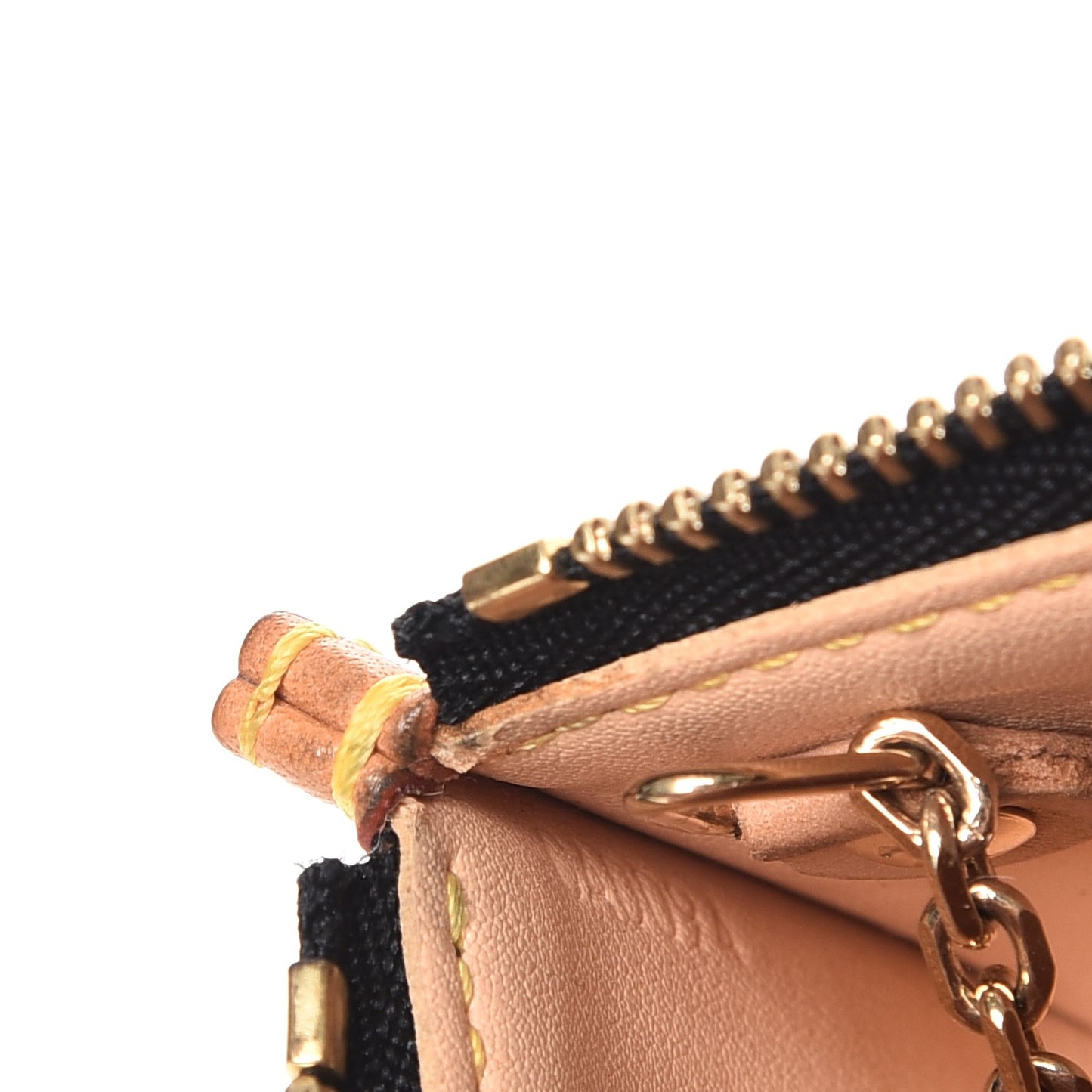 Monogram Multicolor Key Pouch Black