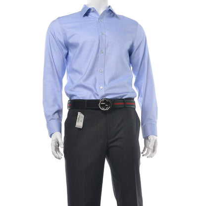 Gucci Calfskin Web Interlocking G Belt 95 38 Black 2 of 6