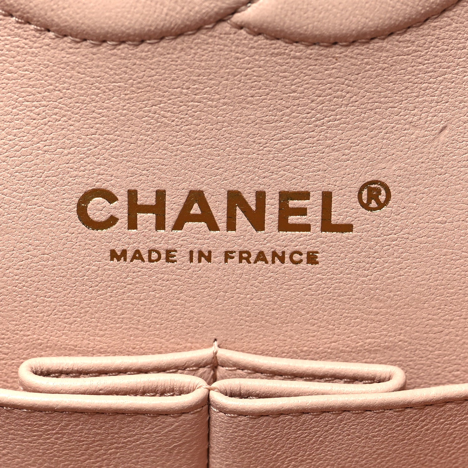 Chanel Caviar Quilted Medium Double Flap Light Beige 7 of 12