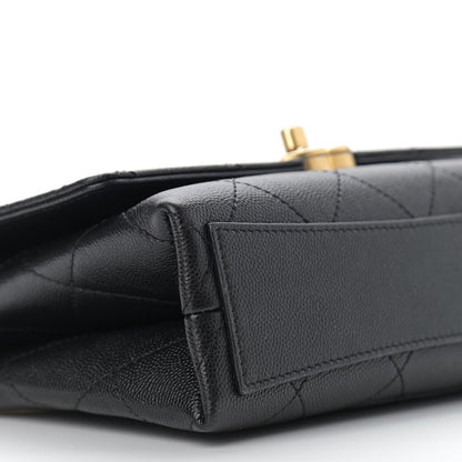 Chanel Caviar Quilted Mini Bracelet On Chain Flap Black 8 of 9