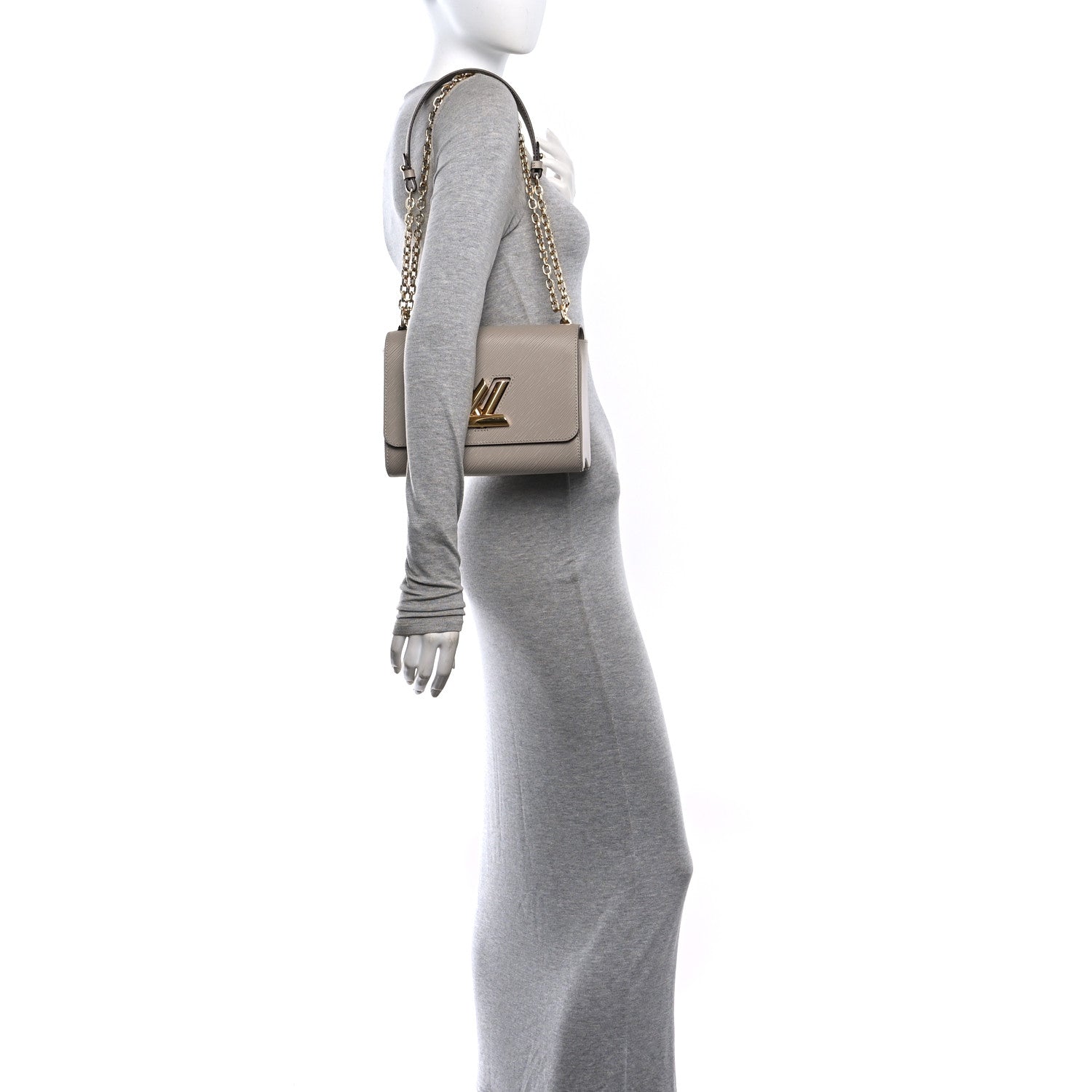 Louis Vuitton Epi Twist Shoulder Bag MM Galet 2 of 14