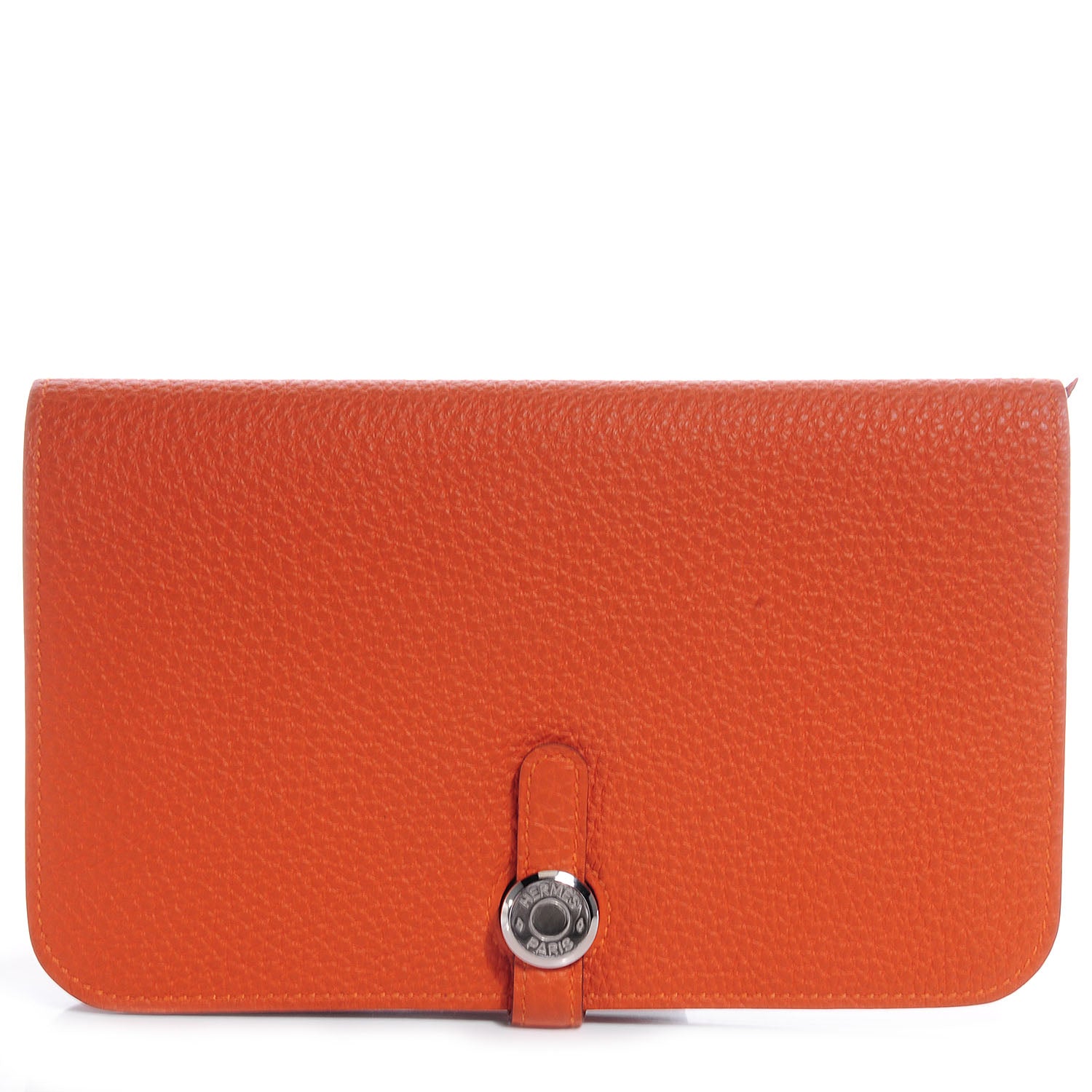 Hermes Togo Dogon Combined Wallet Orange 1 of 8