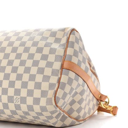 Louis Vuitton Damier Azur Speedy Bandouliere 35 10 of 11