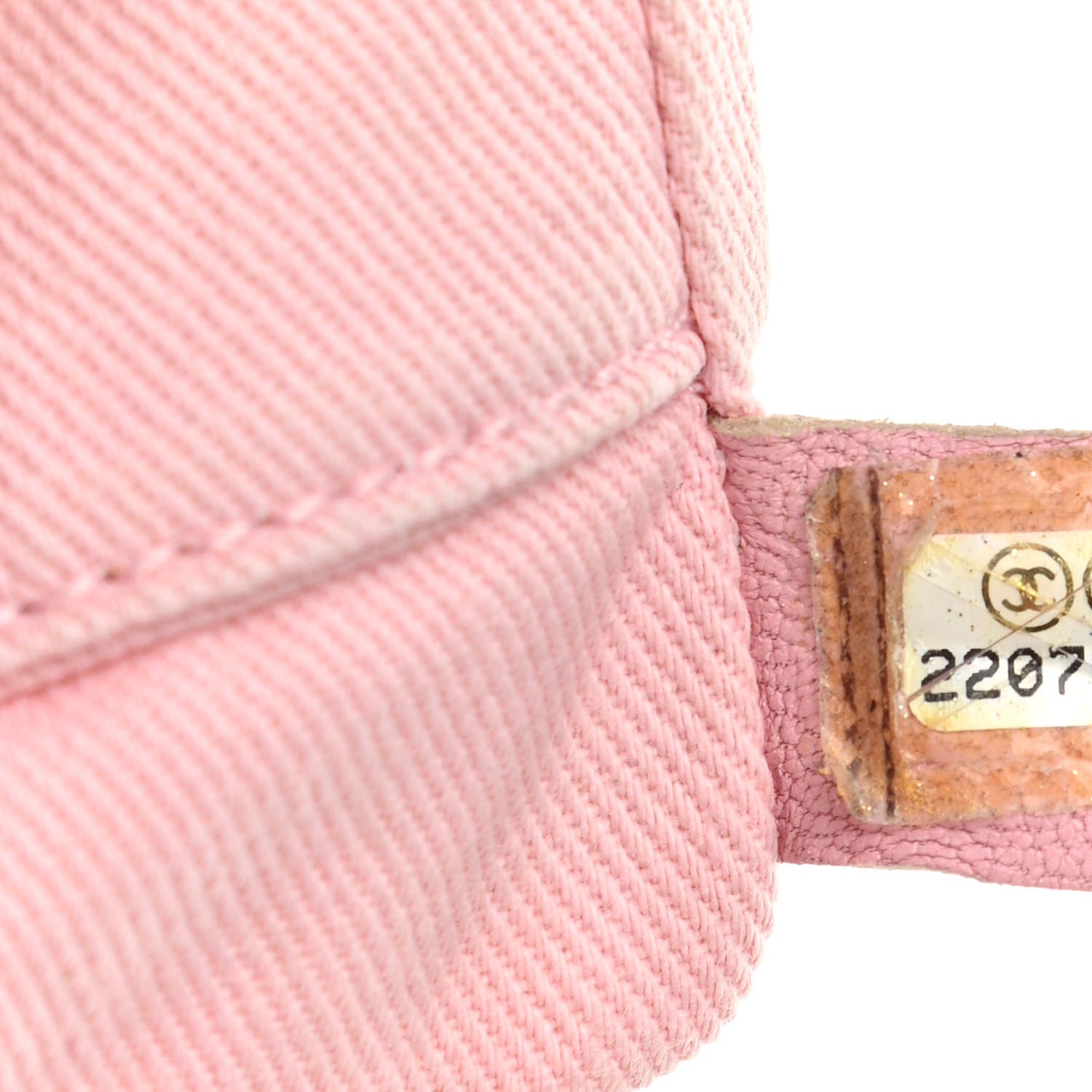 Chanel Canvas Small Deauville Tote Light Pink 7 of 13