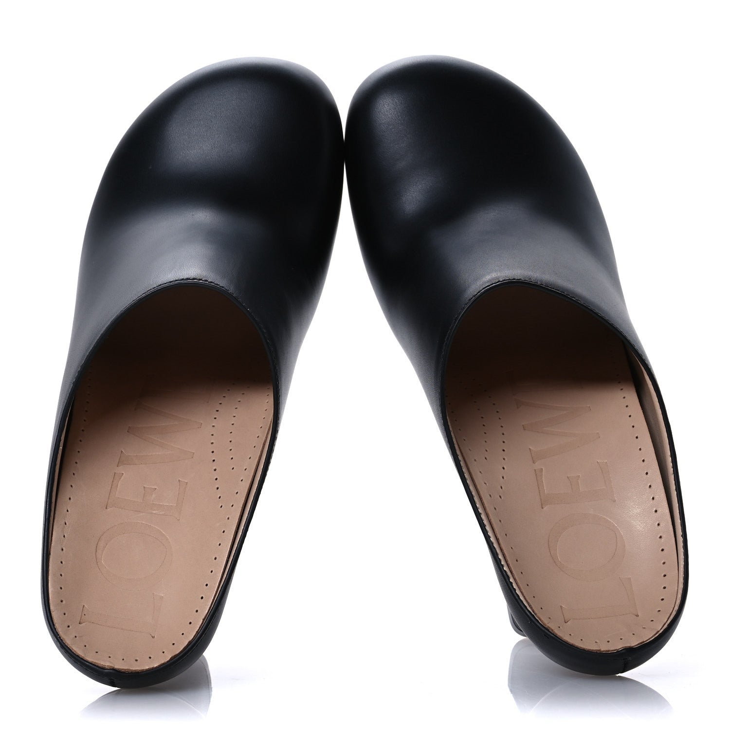 Loewe Calfskin 90 Terra Mules 37 Black 2 of 9