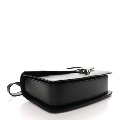 The Row Polished Saddle Calfskin Sofia 8.75 Shoulder Bag Black 4 of 9