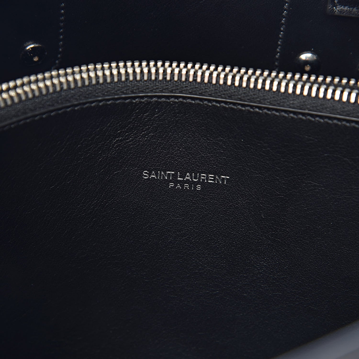 Saint Laurent Grained Calfskin Small Sac De Jour Black 7 of 11