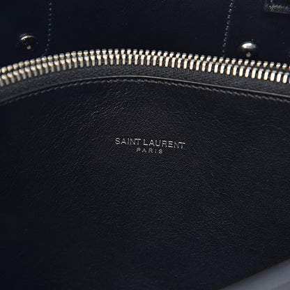 Saint Laurent Grained Calfskin Small Sac De Jour Black 7 of 11