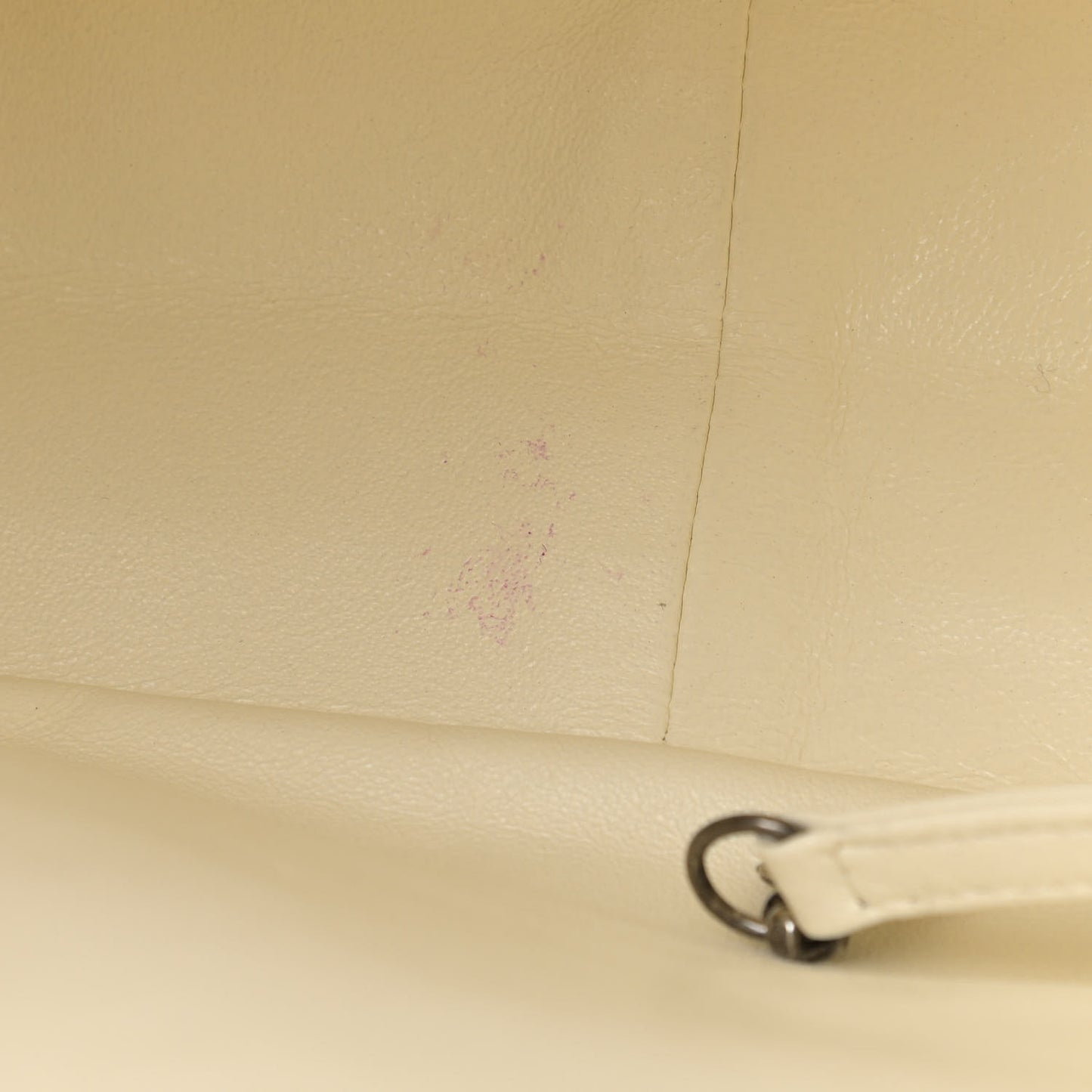 Aged Calfskin Quilted Reissue 2.55 Tote Ivory