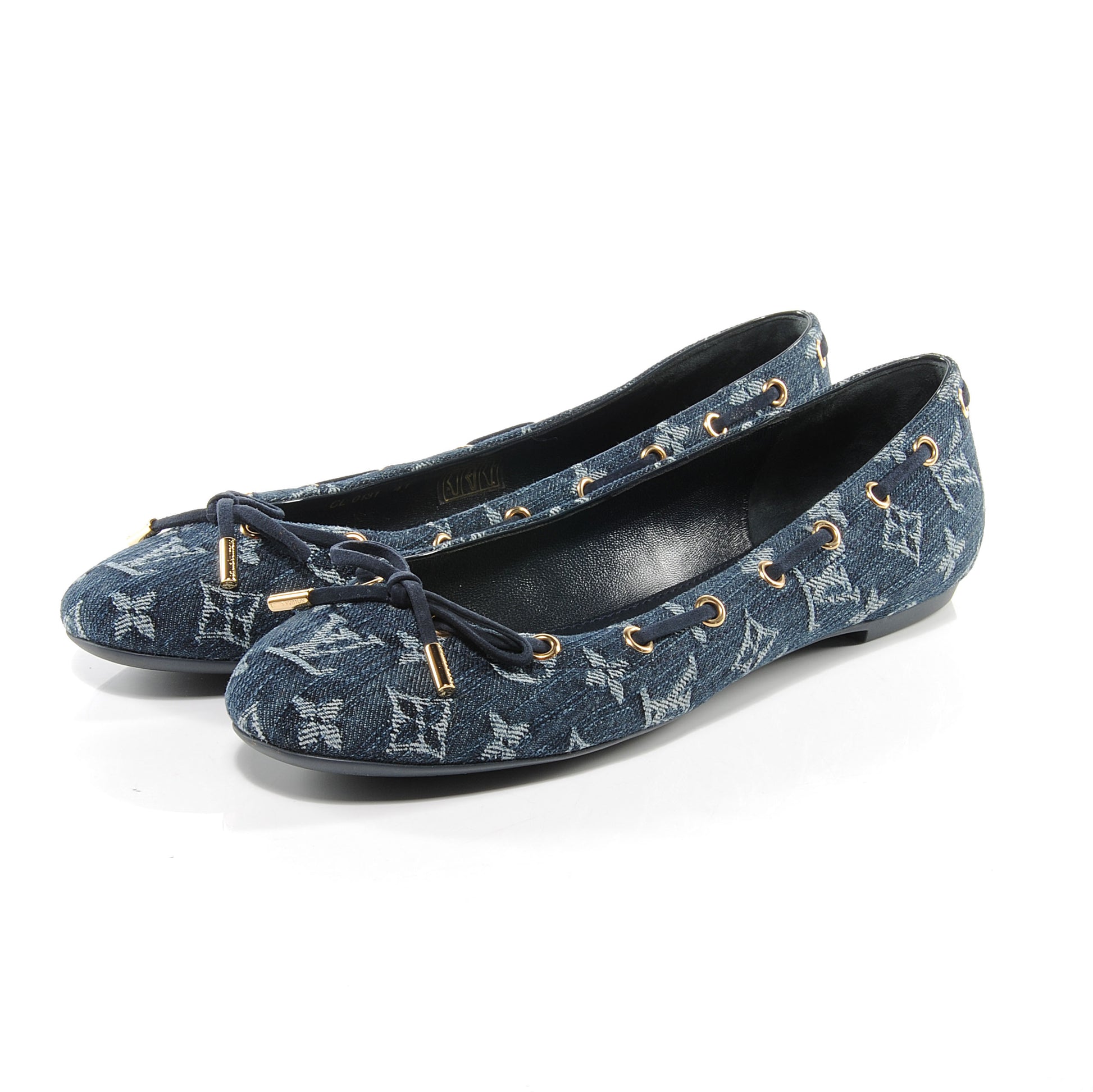 Louis Vuitton Monogram Denim Oasis Ballerina Flats 3 of 9