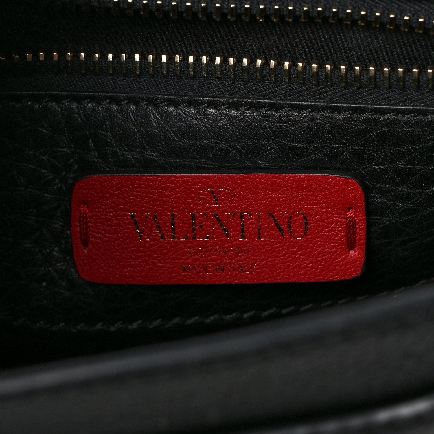 Valentino Garavani Calfskin Large Rockstud Halfmoon Saddle Bag Black 5 of 8