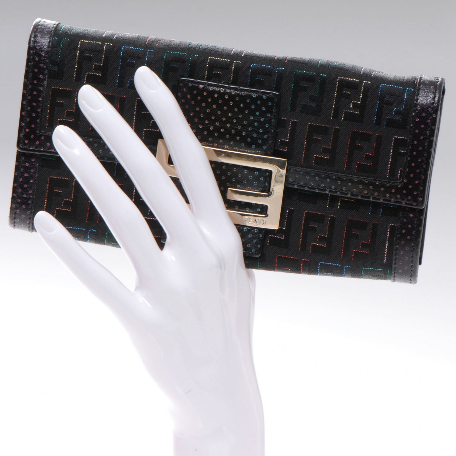Fendi Zucchino Continental Wallet Multicolor 2 of 10
