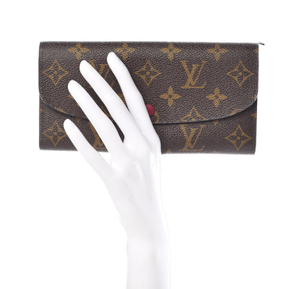 Louis Vuitton Monogram Emilie Wallet Fuchsia 2 of 9