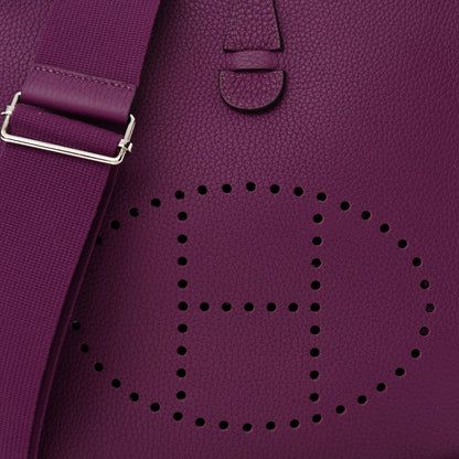 Hermes Taurillon Clemence Evelyne III PM Anemone 8 of 10
