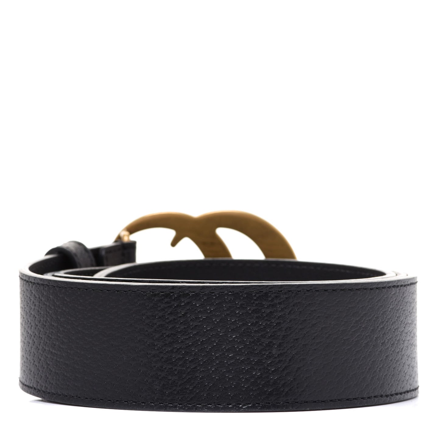 Textured Calfskin Double G 40mm Belt 105 42 Black