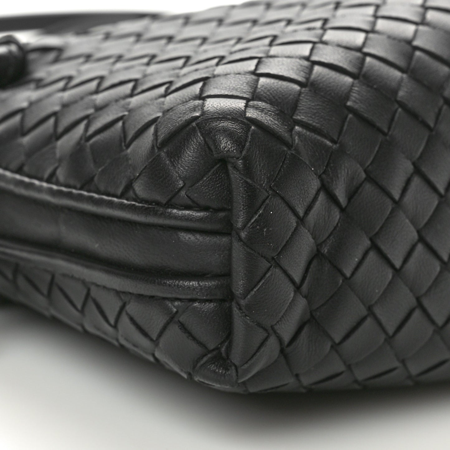 Nappa Intrecciato Nodini Bag Black