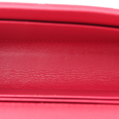 Chanel Caviar Quilted Chain Top Handle Phone Holder With Chain Dark Pink 5 of 10