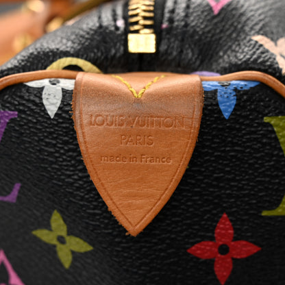 Louis Vuitton Monogram Multicolor Speedy 30 Black 6 of 10