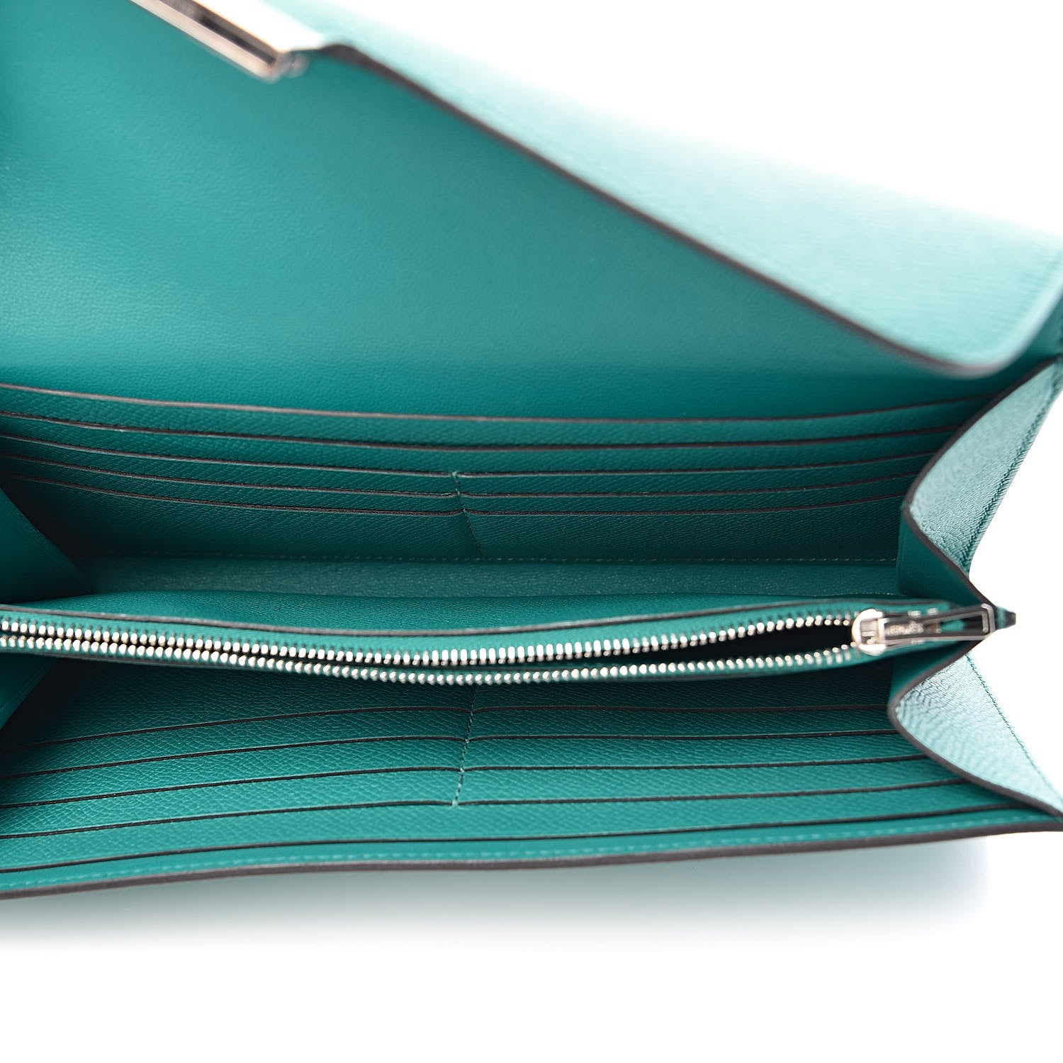 Hermes Epsom Constance Long Wallet Bleu Paon 5 of 7