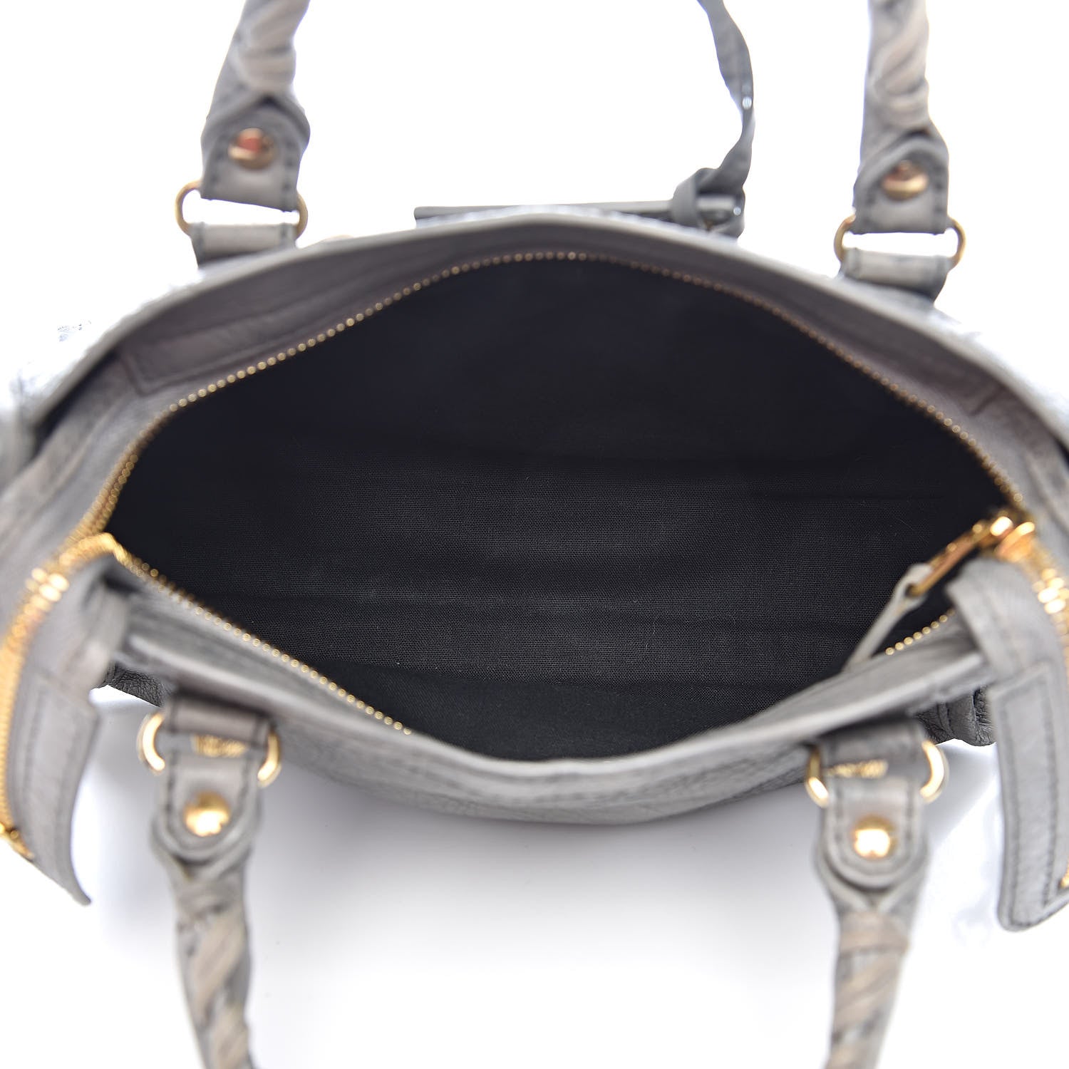 Balenciaga Agneau Giant 12 Gold Hardware Mini City Gris Pyrite 5 of 11