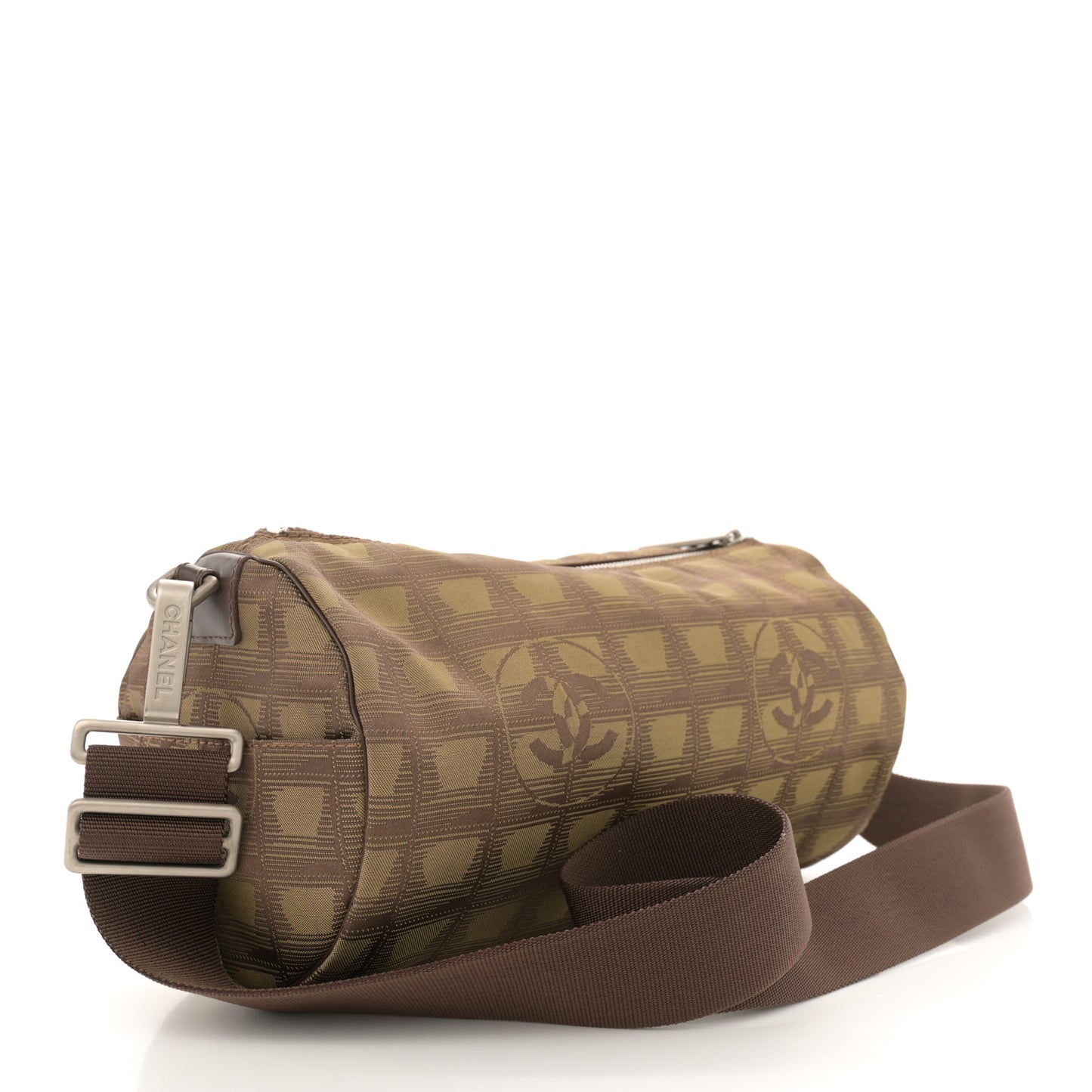 Nylon Travel Crossbody Bag Brown