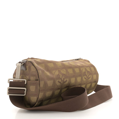 Chanel Nylon Travel Crossbody Bag Brown 3 of 10