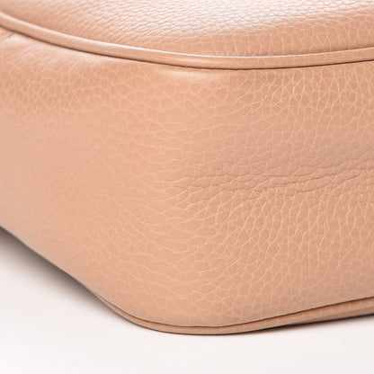 Gucci Pebbled Calfskin Small Soho Disco Bag Rose Beige 8 of 9