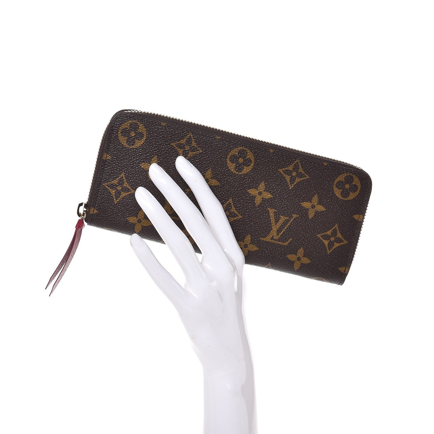 Monogram Clemence Wallet Fuchsia