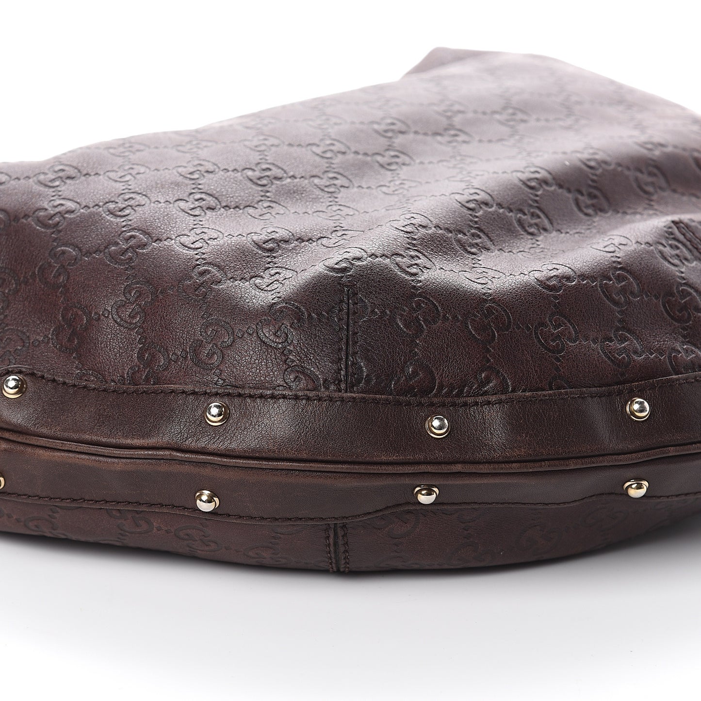 Guccissima Hobo Dark Brown