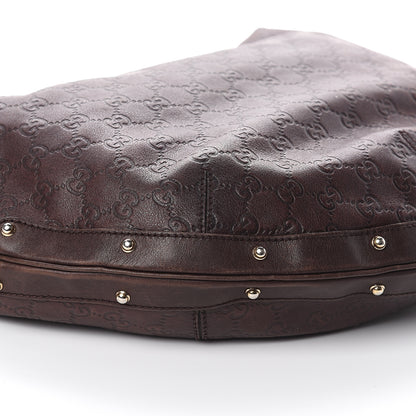 Gucci Guccissima Hobo Dark Brown 7 of 8