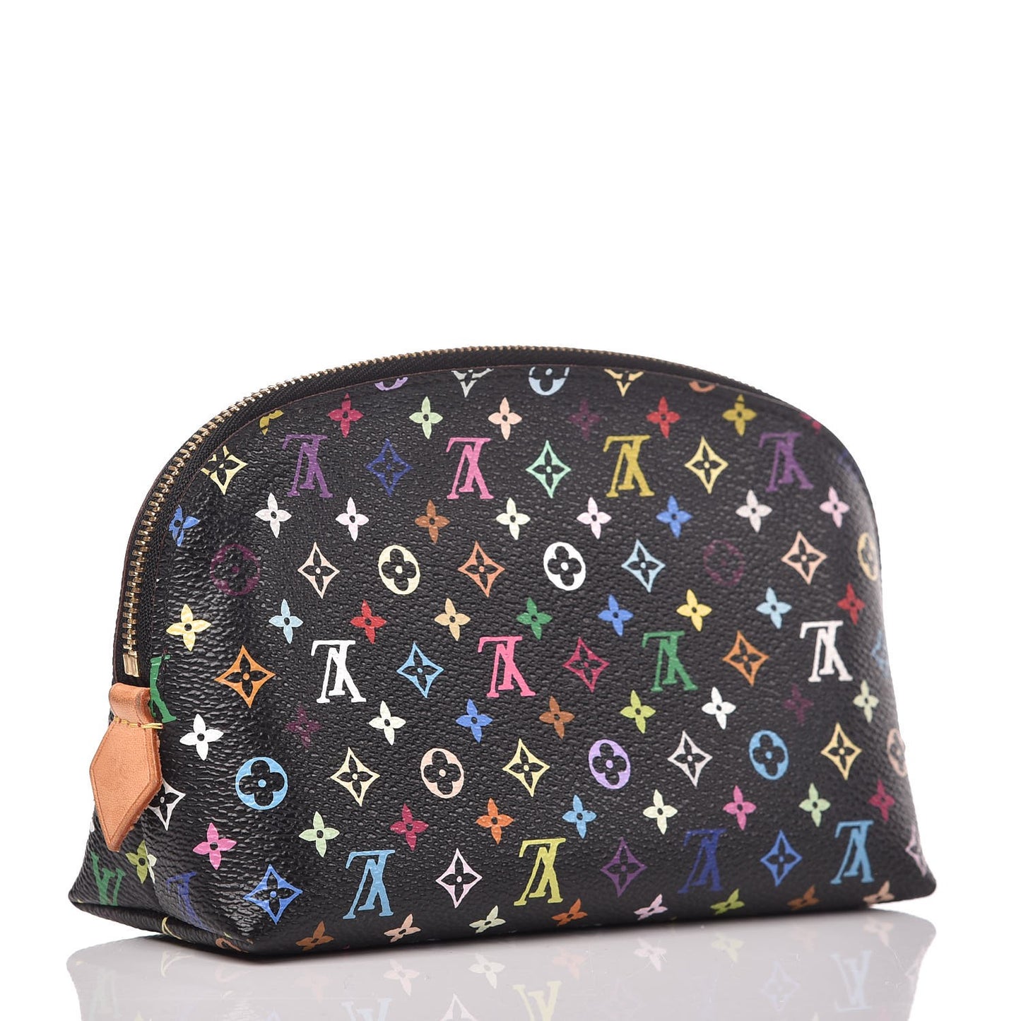 Monogram Multicolor Cosmetic Pouch Black Grenade