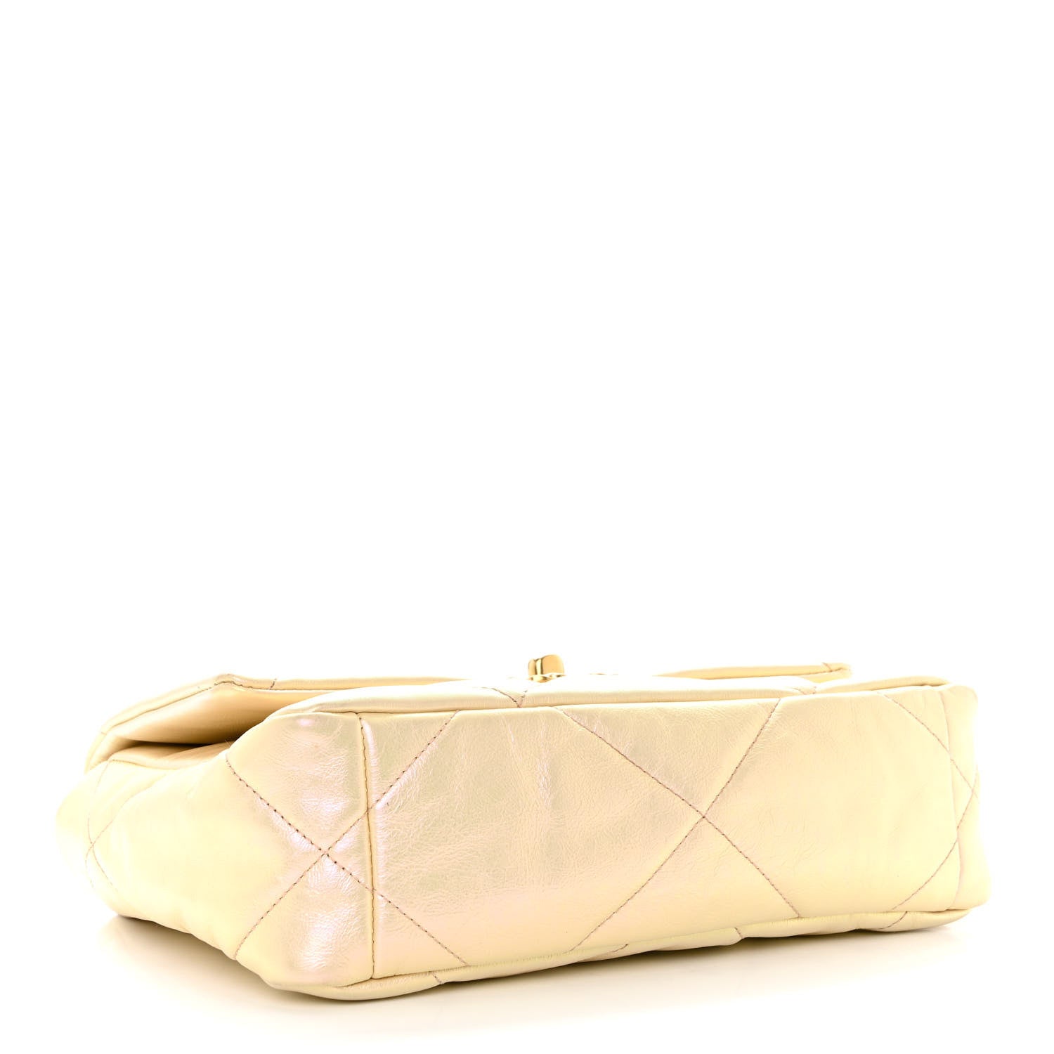 Chanel Iridescent Lambskin Quilted Medium Chanel 19 Flap Pink 4 of 11